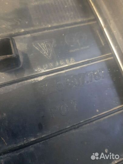 Накладка заднего бампера Porsche Cayenne