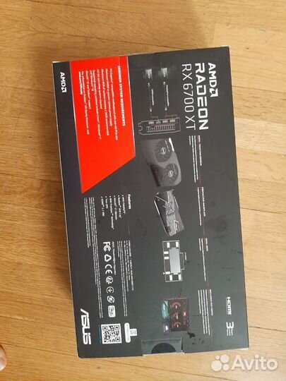 Видеокарта asus RX 6700xt