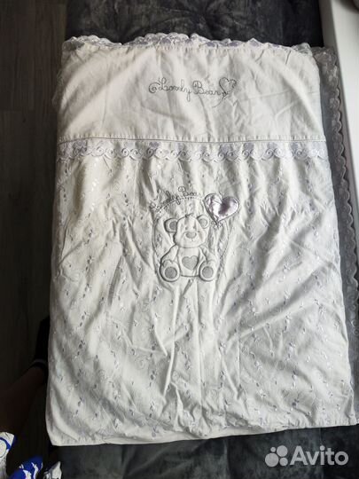 Белье одеяло подушка наматрасник для малыша