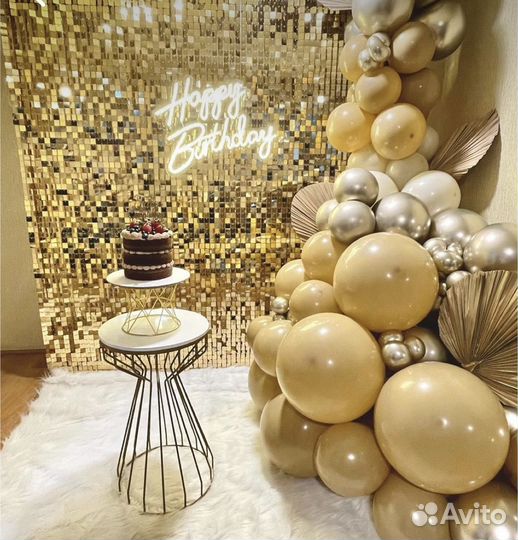 Фотозона с паетками