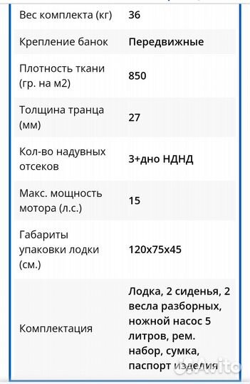 Надувная лодка пвх бу