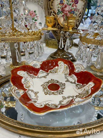 Блюдо винтаж Oscar Schlegelmilch