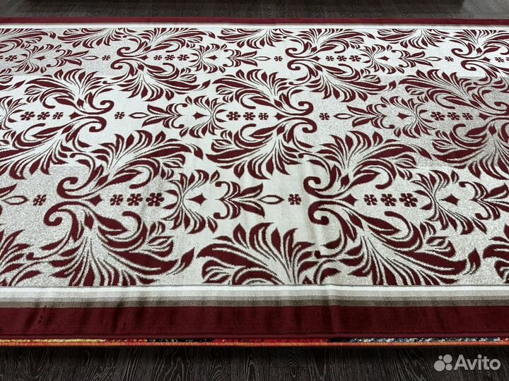 Ковер 2х4 классический, красный