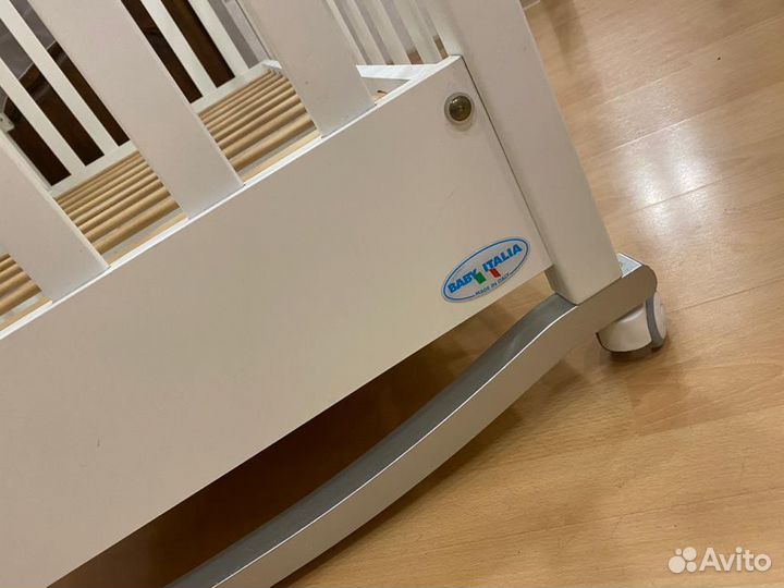 Детская кроватка Baby Italia Gioco Lux cо стразами