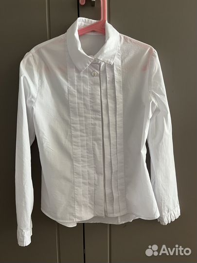 Школьная рубашка блузка Карамелли 134