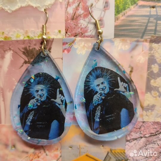 Серьги из эпоксидной смолы