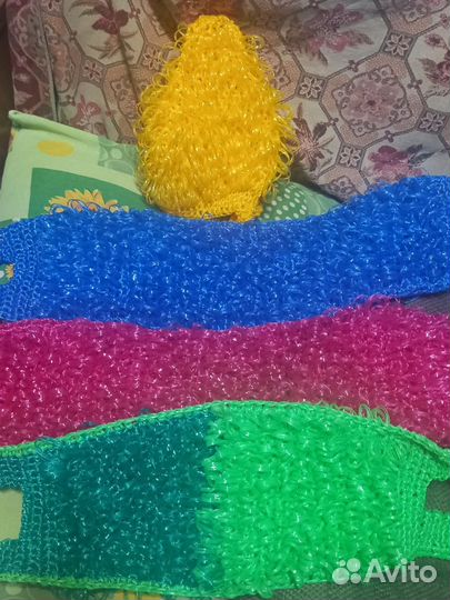 Мочалка ручной работы