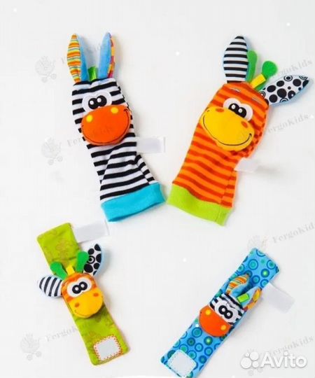 Развивающие игрушки погремушки для детей от 0+