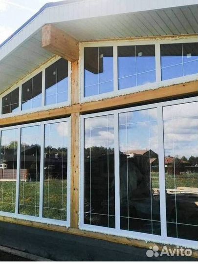 Остекление окон и балконов пвх