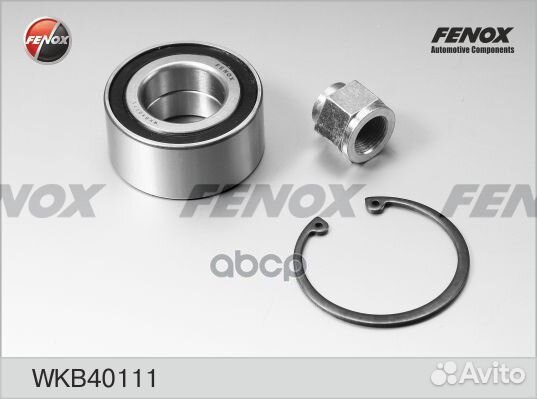 WKB40111 р-кт подшипника ступицы перед. Citroe