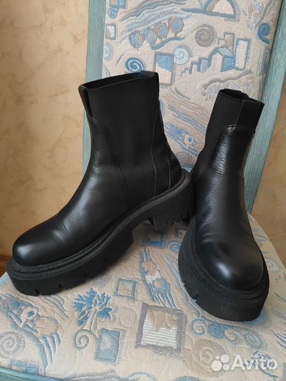 Ботинки Zara кожа