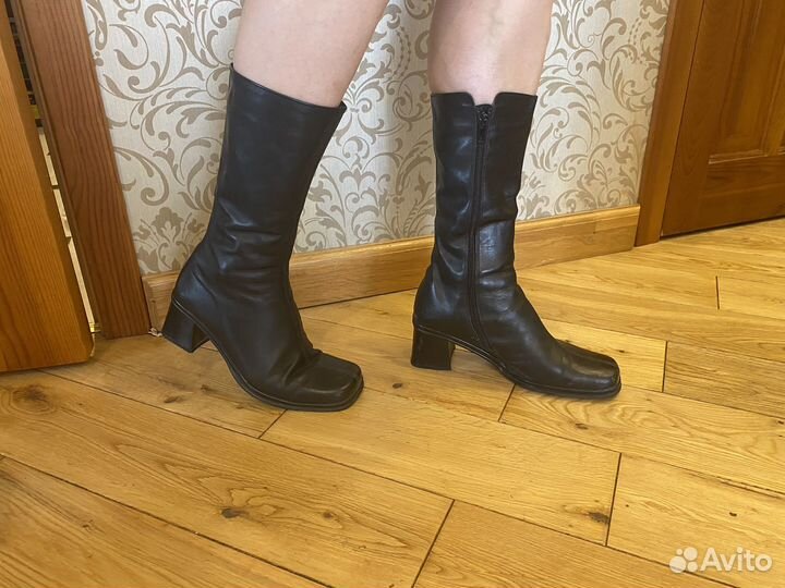 Сапоги Gabor демисезон натуральная кожа р37-38