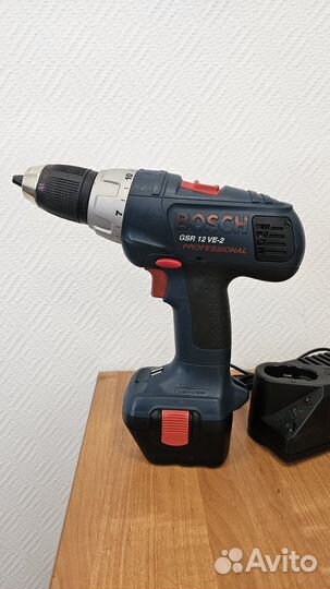 Аккумуляторная дрель-шуруповерт bosch GSR 12 VE-2