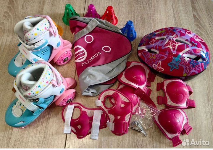 Детские ролики и защита