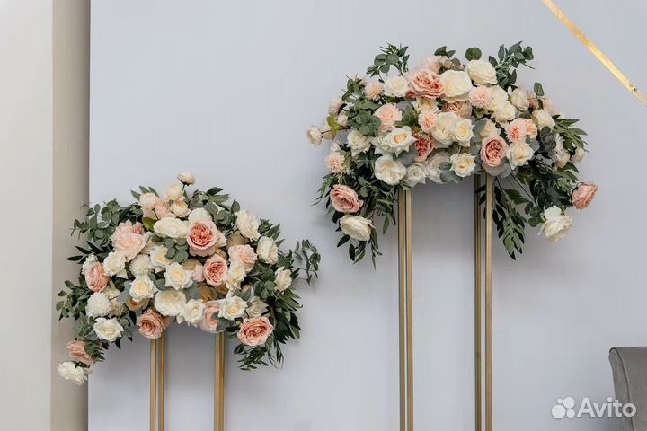 Свадебное оформление, фотозона, флористика