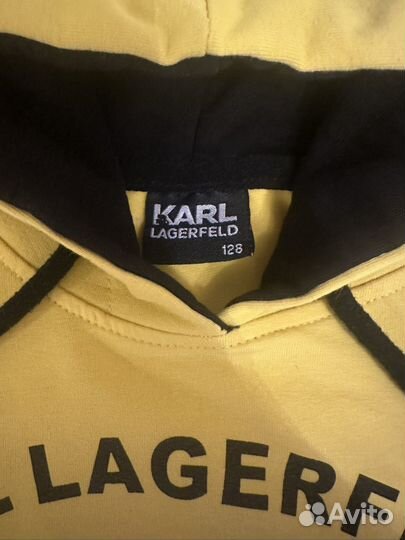 Karl lagerfeld толстовка для девочки 128