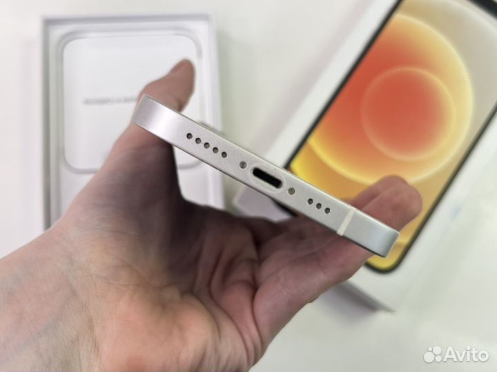 Ростест, с коробом iPhone 12 64Gb White sim+esim