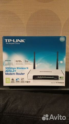 Роутер Tp-link 300mbps wireless n adsl2+