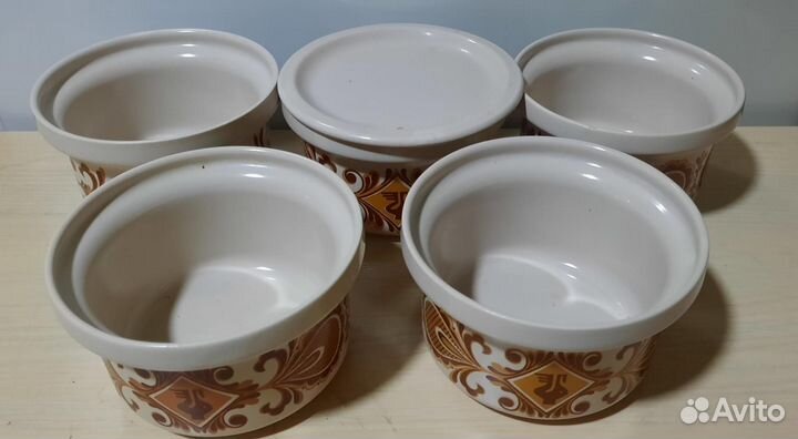 Горшок керамический СССР для запекания