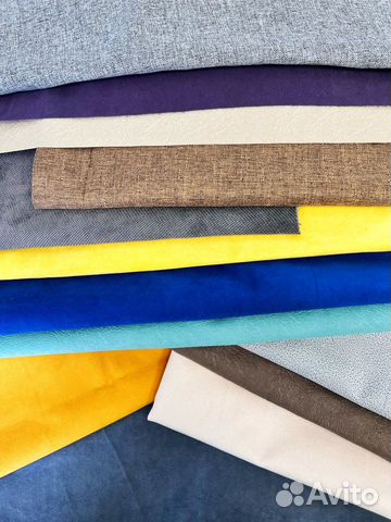 Отрезы мебельной ткани. Куски
