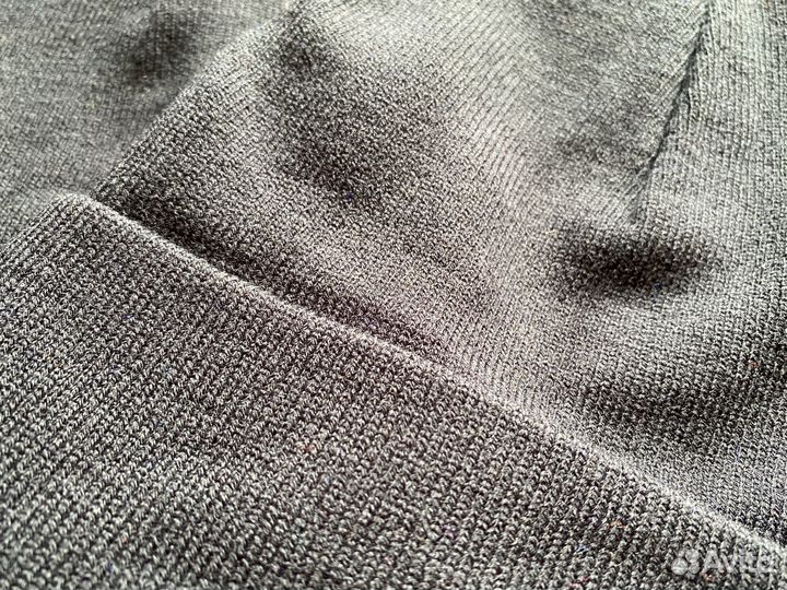 Мужская шапка темно синий цвет осень зима