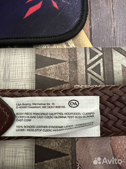 Кожаные ремни L -XL