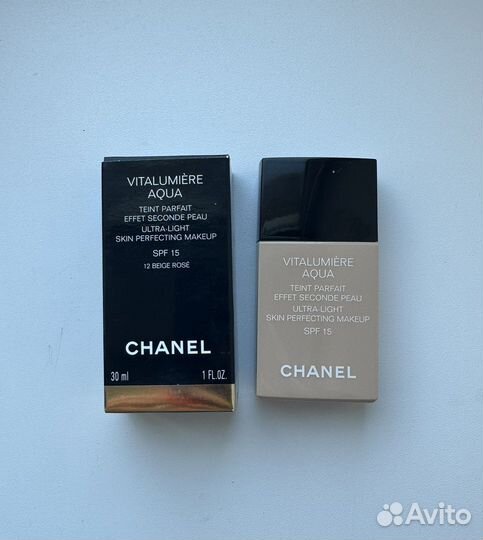 Chanel vitalumiere aqua тональный крем 12