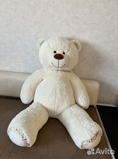 Плюшевый медведь большой мягкий