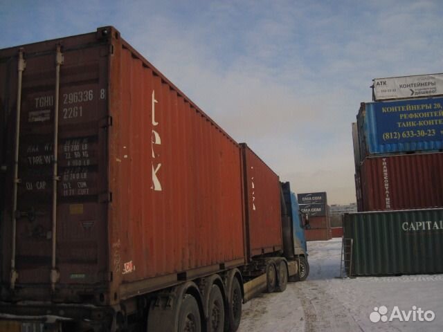 Контейнер морской 20 футов б/у tghu2963368