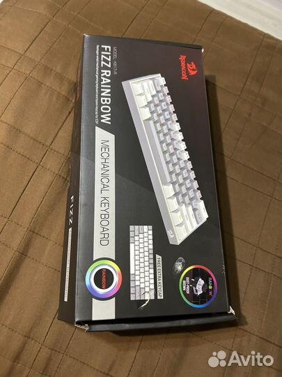 Клавиатура red dragon fizz k617 rgb usb