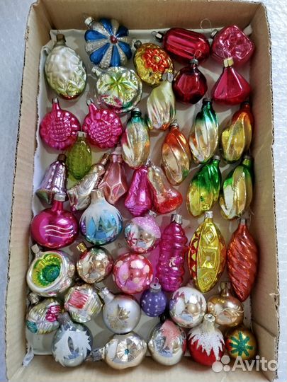 Ёлочные игрушки СССР