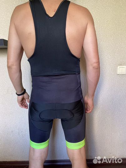 Велокомбез велосипедный комбинезон, M L