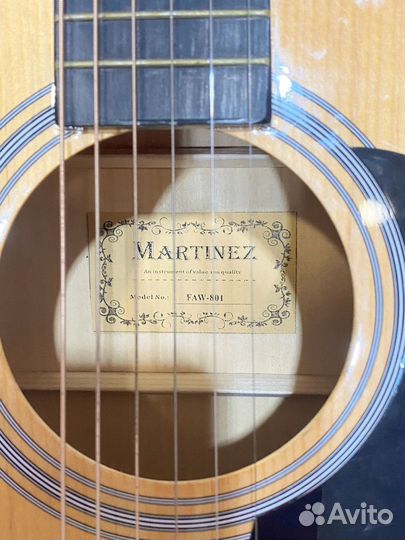 Акустическая гитара martinez