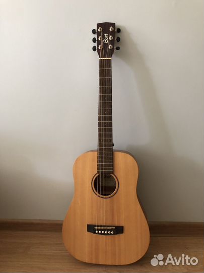 Тревел гитара Cort Earth mini op с чехлом