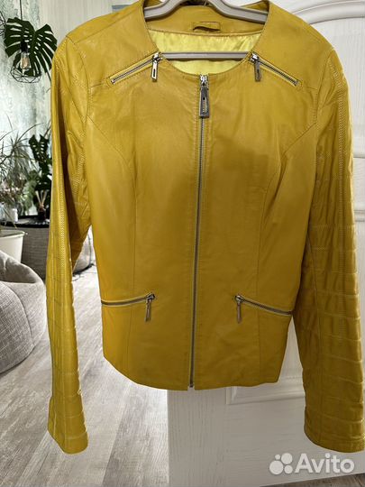 Куртка кожаная женская 46 48