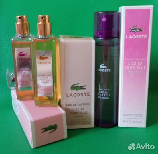 Лакост фреш 80мл + lacoste Elegant 50мл Спарклинг