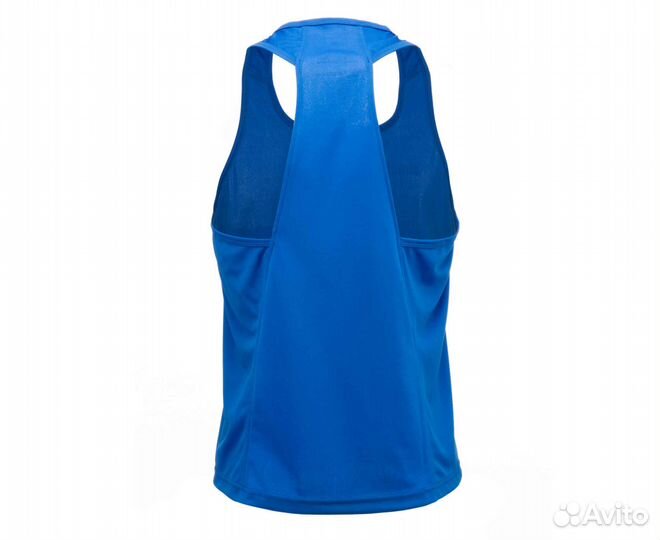 Майка боксерская Clinch Olimp, синяя/красная