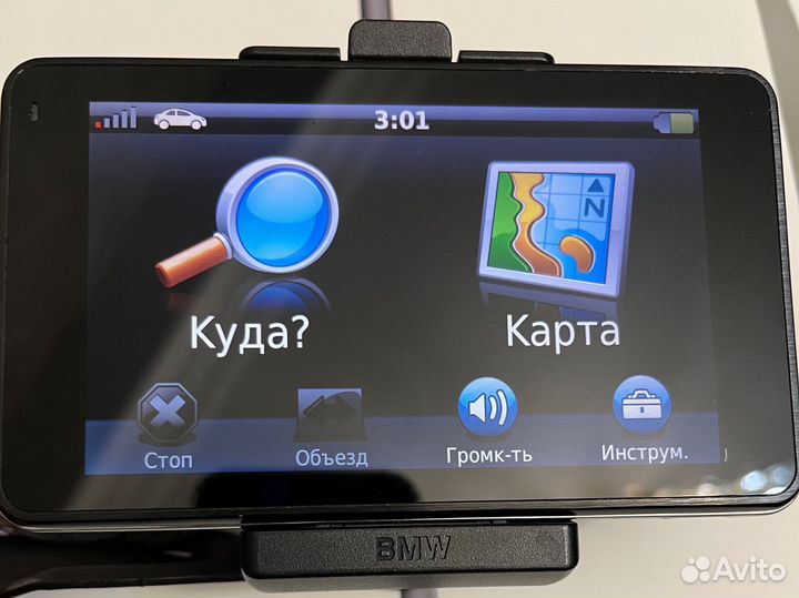 Оригинальный навигатор Garmin bmw Nuvi 3760