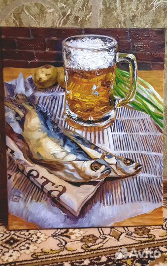 Картина маслом на холсте 