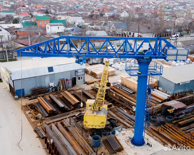 Кран консольный полноповоротный