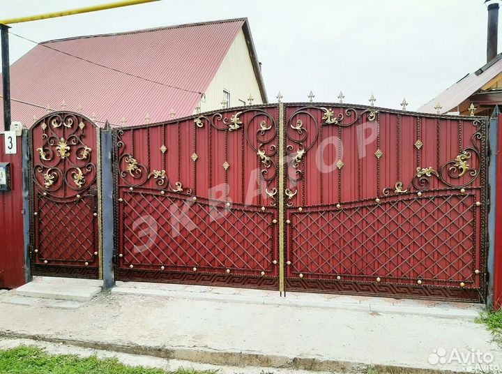 Кованые ворота