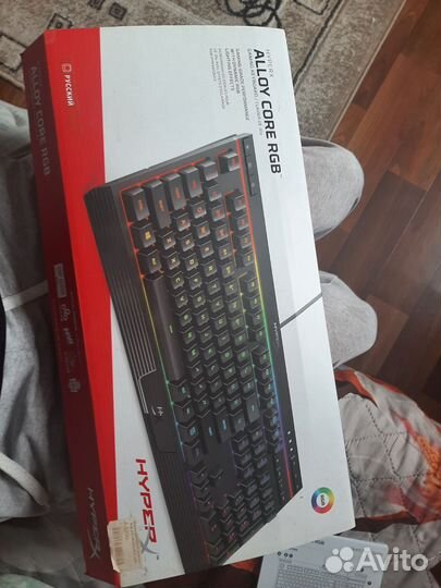 Клавиатура hyperx alloy core rgb