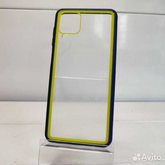 Накладка задняя samsung Galaxy A12 синий