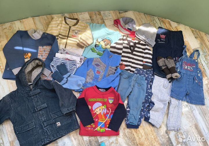 Одежда детская пакетом на 1-1,5 года