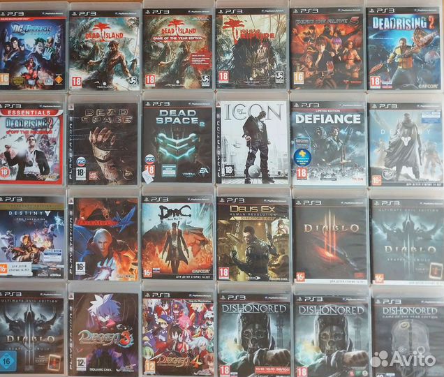 Игры ps3 A-G Playstation 3 диски ps3 пс3