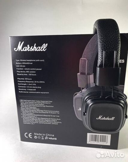 Marshall (Бесплатная Доставка, Гарантия)