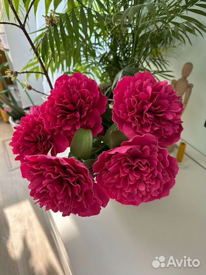 Пионы из фоамирана