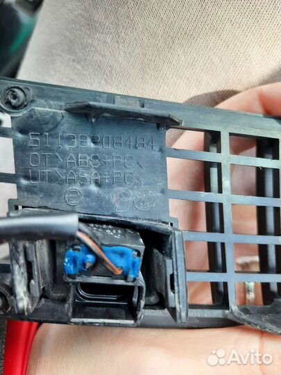 Решетка капота с форсунками bmw 3 e46