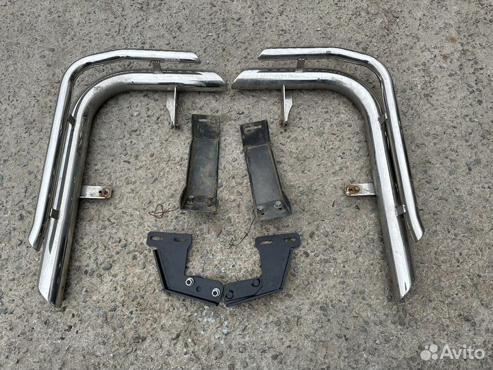 Защита бампера задняя углы Mitsubishi L200