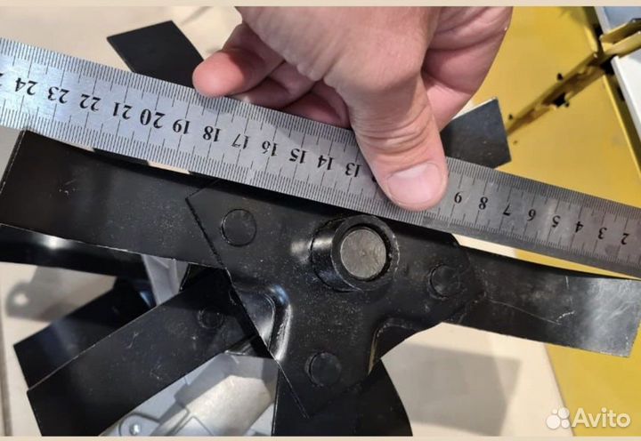 Насадка на триммер пропольник вертикальные ножи